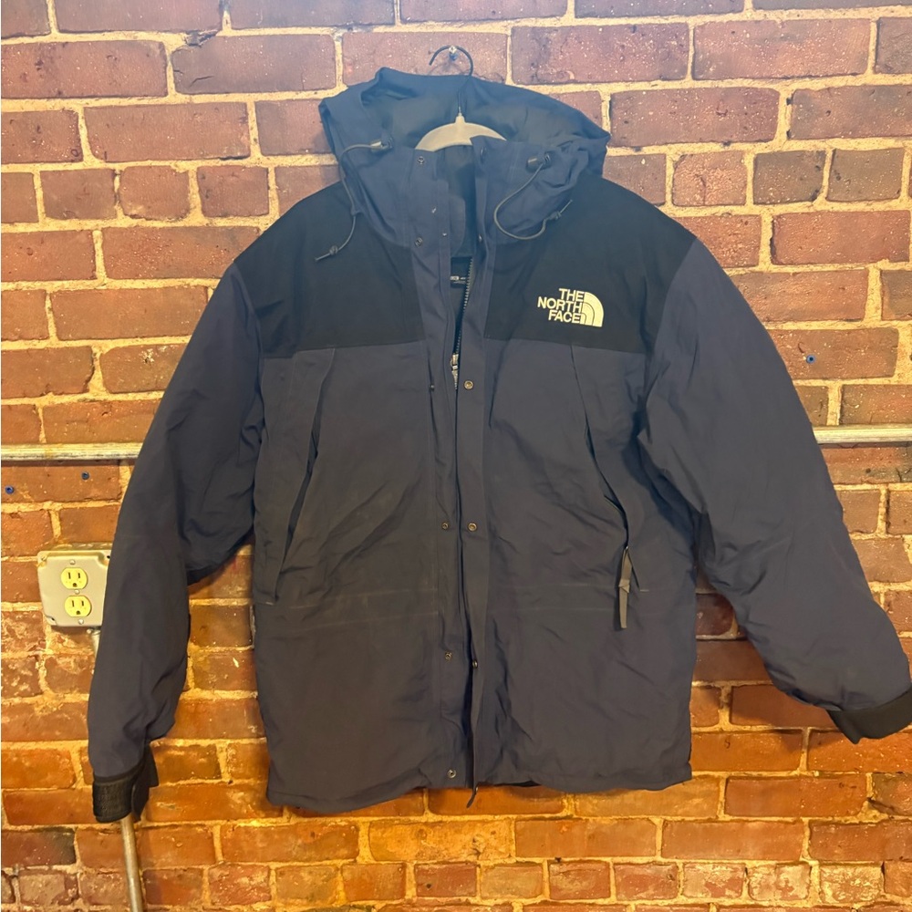 The North Face Men's Black and Blue Jacket